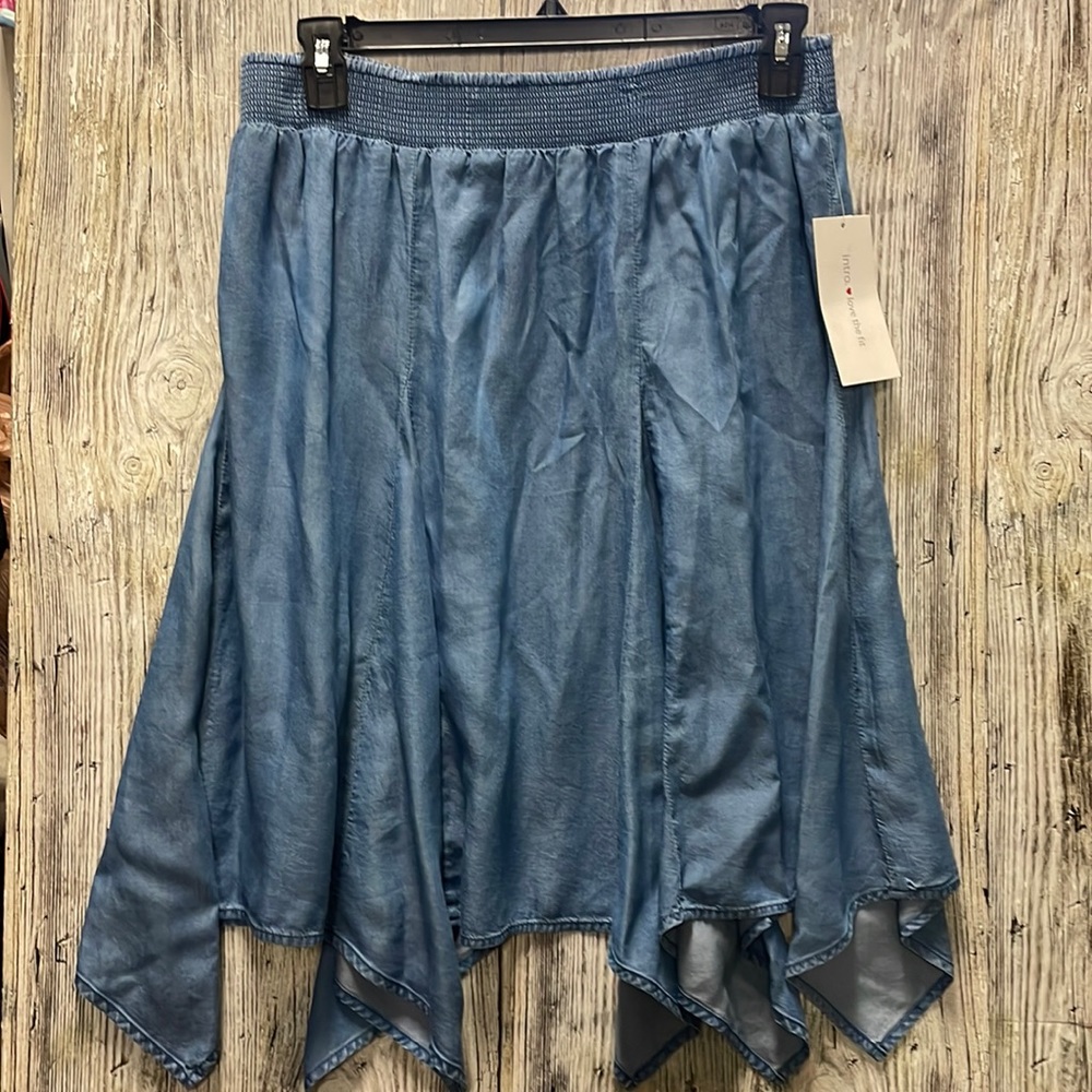 NWT Beautiful Entro LYOCELL COMFORT WAIST PULL ON HANKERCHIEF HEM